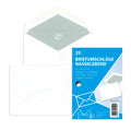 Briefumschlag ohne Fenster, C6, 75g/m², nassklebend, 25 Stück, weiß MAILMEDIA 30002353 30002353 25ST m. Innendruck