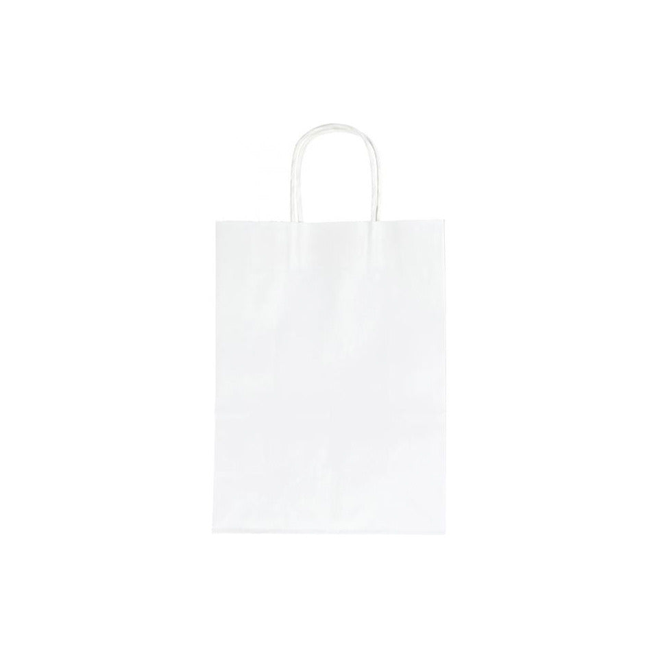 Geschenktragetasche, 24x12x31cm, 20 Stück, weiß FOLIA 22400 FOLIA 22400 24x12x31 cm