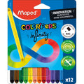 Farbstiftetui Color'Peps Infinity, 12 Stück, sortiert MAPED M861600 MAPED 861633