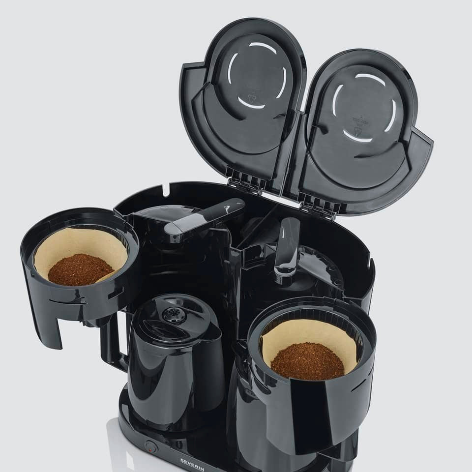 Kaffeemaschine Duo2in1 schwarz SEVERIN KA 9315