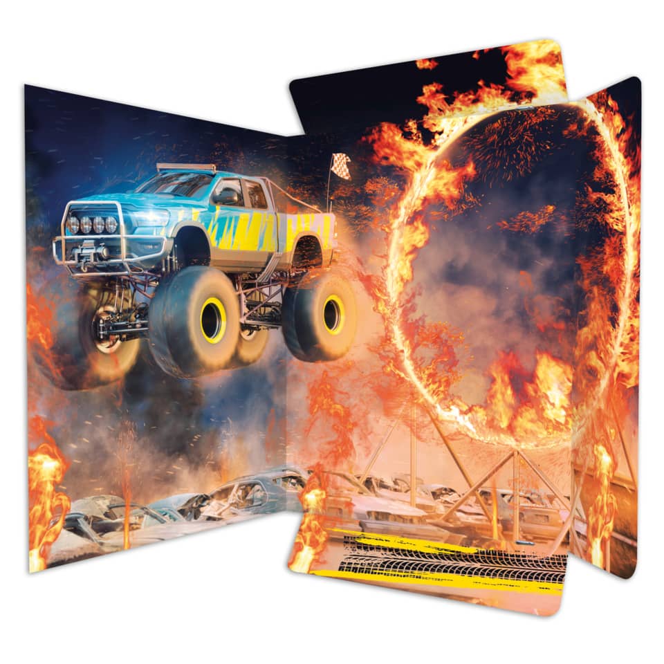 Zeichenmappe Monster Truck, 310 x 440mm, A3, Karton RNK 45371