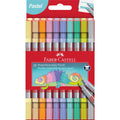 Faserschreiberetui Duo Pastell, 10 Stück, sortiert FABER CASTELL 151112 FABER CASTELL 151112 sortiert