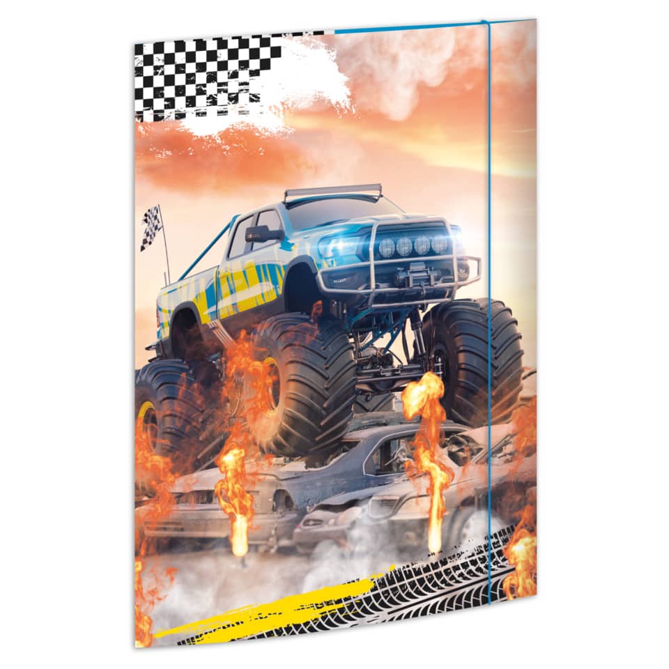 Zeichenmappe Monster Truck, 310 x 440mm, A3, Karton RNK 45371