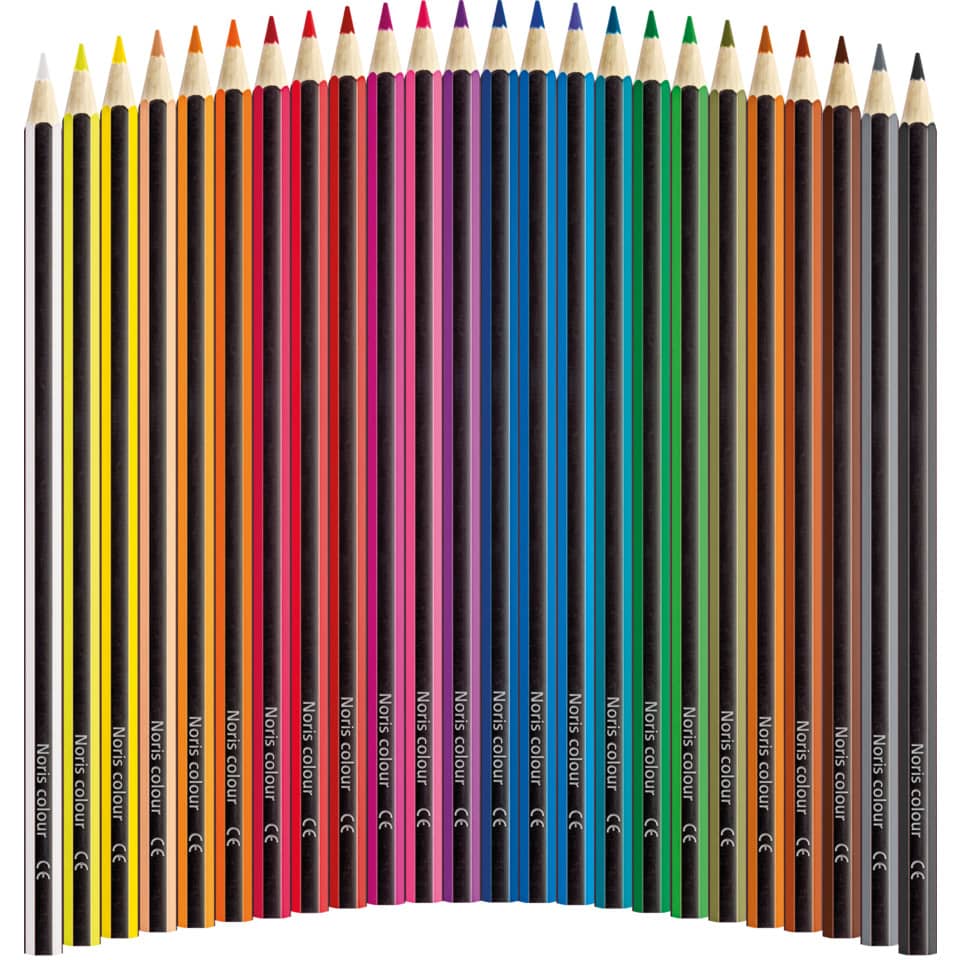 Farbstiftetui Noris® colour, 3mm, 24 Stück STAEDTLER 185 C24 STAEDTLER 185 C24 Kartonetui