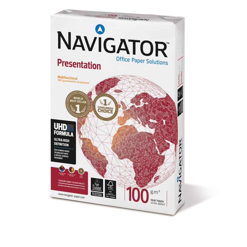 Kopierpapier Presentation, A5, 100g/m², 500 Blatt, weiß NAVIGATOR 82437AH10B NAVIGATOR 82437AH10B  Presentation