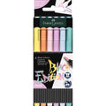 Faserschreiberetui Black Edition, 6 Stück, pastell sortiert FABER CASTELL 116453 FABER CASTELL 116453 Black Edition