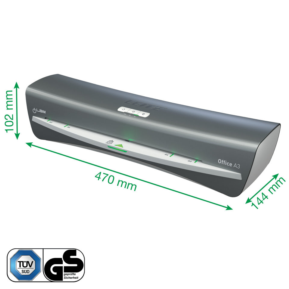 Laminator iLam Office, A3, dunkelgrau LEITZ 7253-00-84