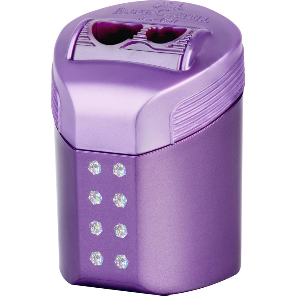 Doppelspitzdose RollOn Sparkle farbig sortiert FABER CASTELL 183900 FABER CASTELL 183900 sortiert