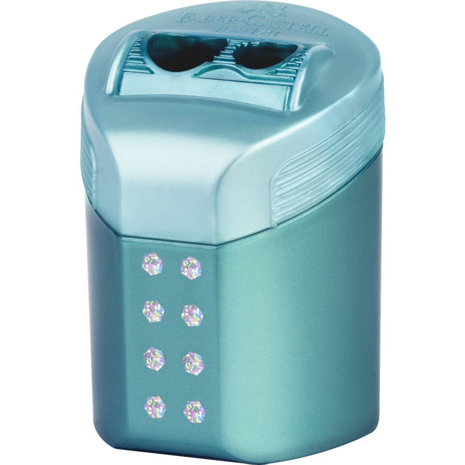 Doppelspitzdose RollOn Sparkle farbig sortiert FABER CASTELL 183900 FABER CASTELL 183900 sortiert