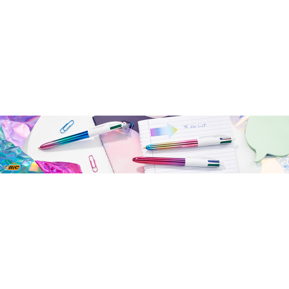 Vierfarbkugelschreiber GRADIENT sortiert   im Display BIC 511031 BIC 511031 im Display