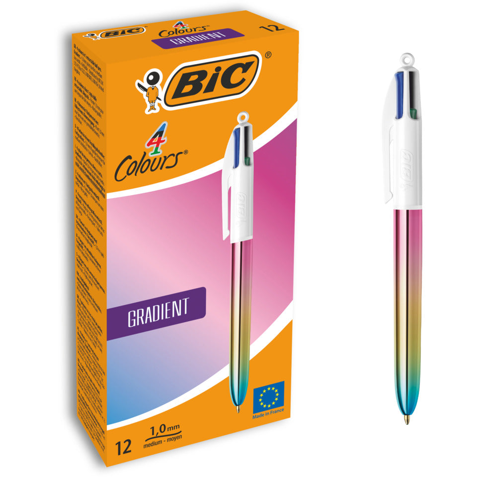 Vierfarbkugelschreiber GRADIENT sortiert   im Display BIC 511031 BIC 511031 im Display