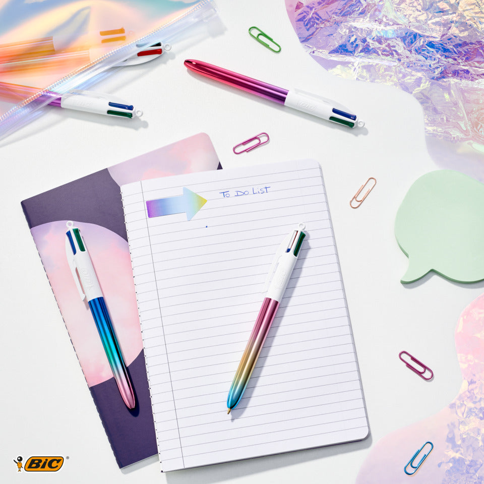 Vierfarbkugelschreiber GRADIENT sortiert   im Display BIC 511031 BIC 511031 im Display