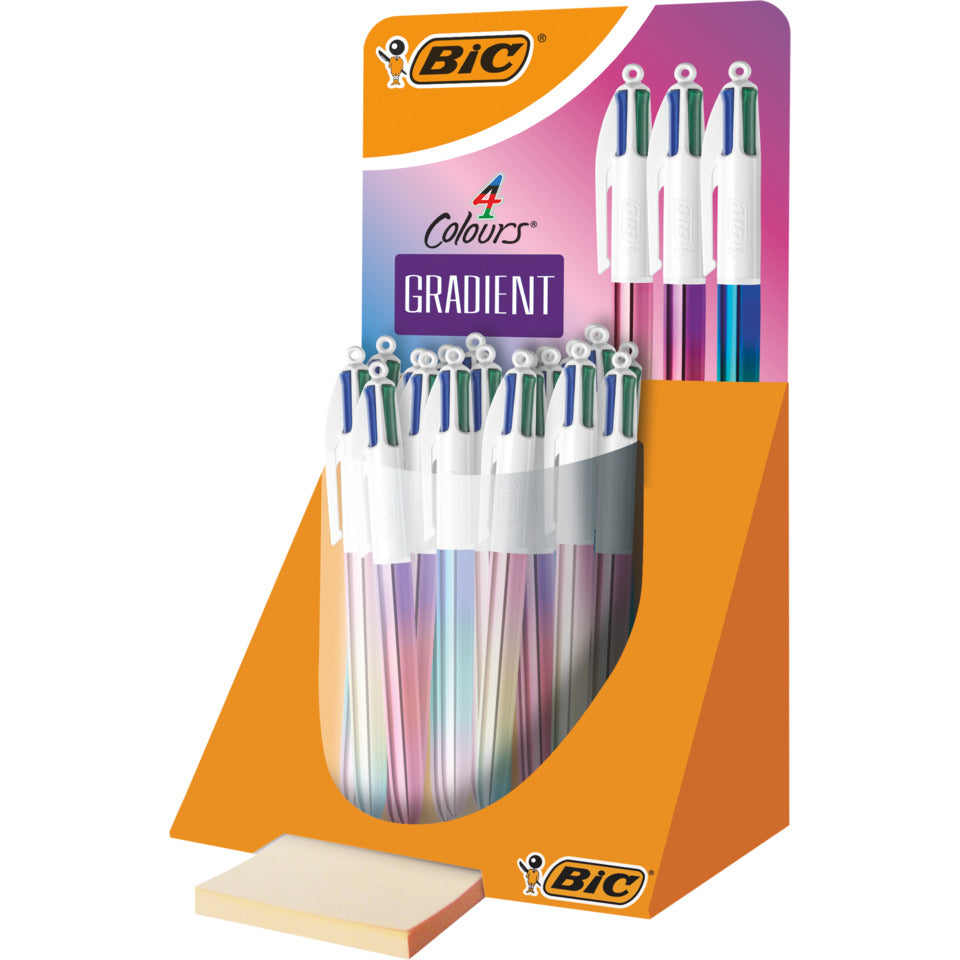 Vierfarbkugelschreiber GRADIENT sortiert   im Display BIC 511031 BIC 511031 im Display