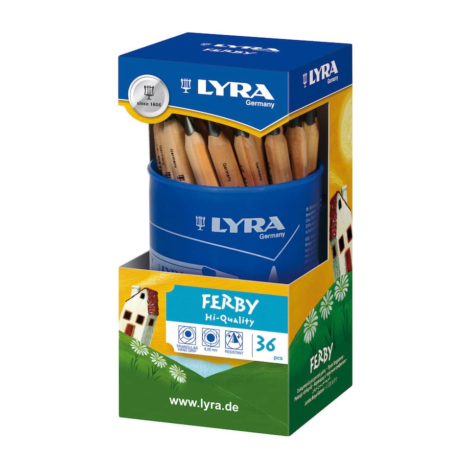 Graphitstift Super Ferby natur   in Dose LYRA L1833360 LYRA L1833360 i.Dose