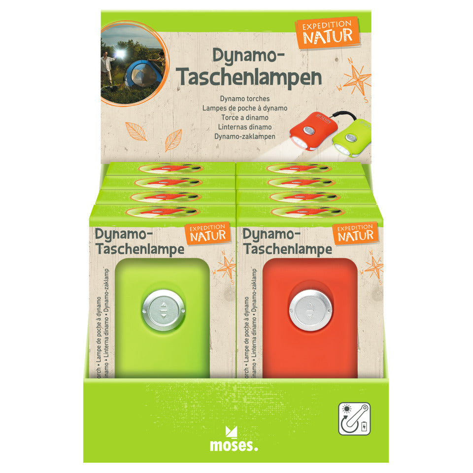 Taschenlampe Dynamo Expedition Natur MOSES.VERLAG 9861 MOSES VERLAG 9861