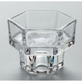 Kerzenhalter transparent 2in1 transparent 4,2x6,6x5cm  52519 52519 4,2x6,6x5cm