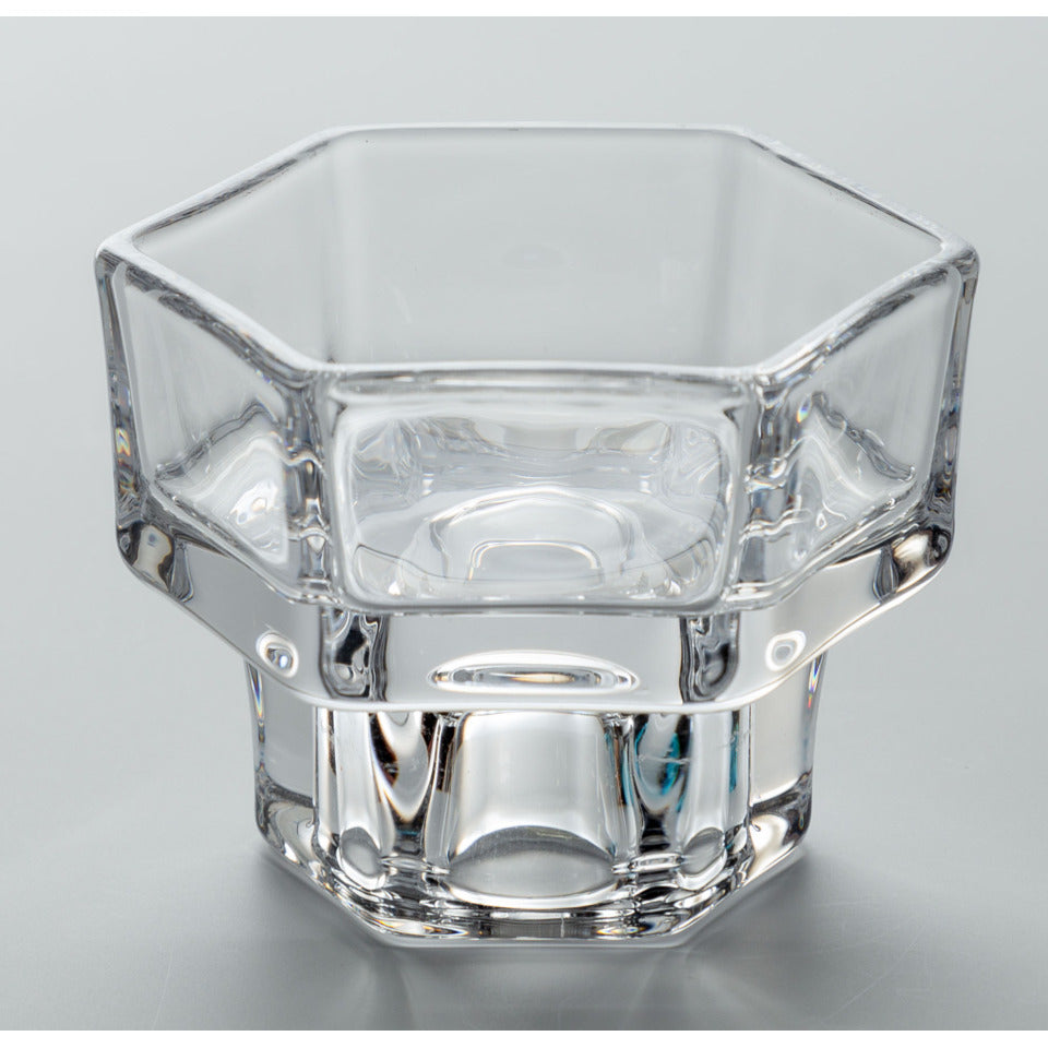 Kerzenhalter transparent 2in1 transparent 4,2x6,6x5cm  52519 52519 4,2x6,6x5cm