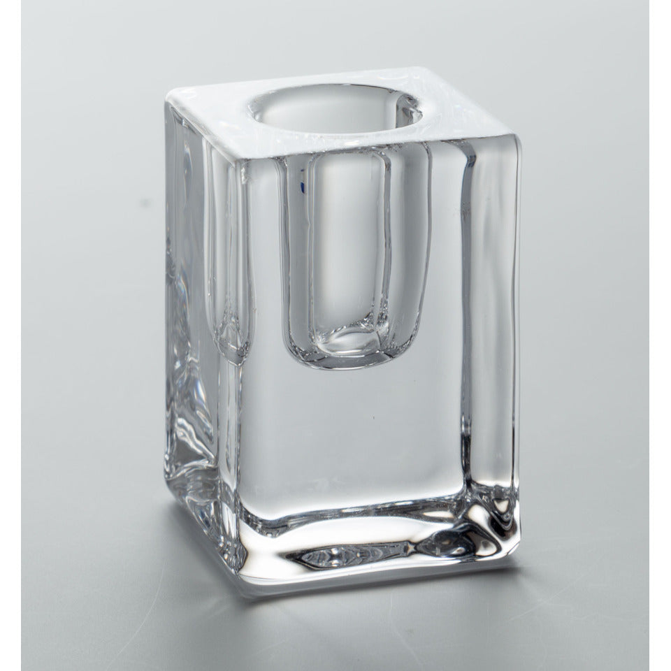 Kerzenhalter Glas 4x4x6cm glasklar  52531 52531 4x4x6cm