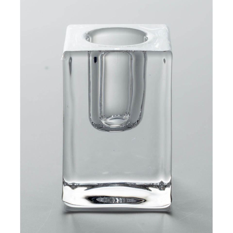 Kerzenhalter Glas 4x4x6cm glasklar  52531 52531 4x4x6cm