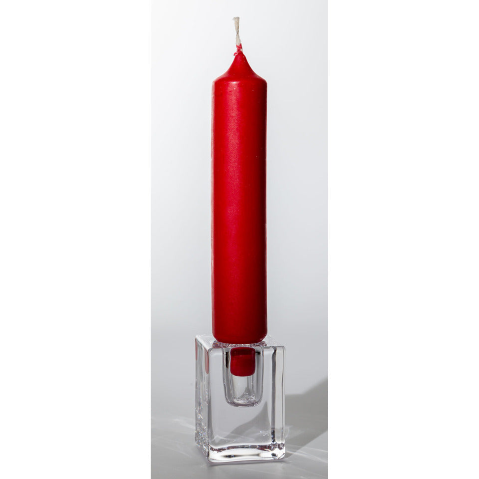 Kerzenhalter Glas 4x4x6cm glasklar  52531 52531 4x4x6cm