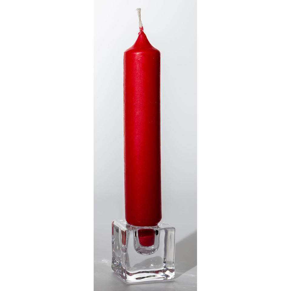 Kerzenhalter transparent 4x4x4cm  52528 52528 4x4x4cm