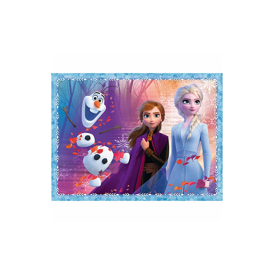 Puzzle 2in1+Memo Disney Frozen, 30+48 Teile, 2x12 Memokarten TREFL 93335 TREFL 93335 34+48Teile 2x12 Memokarten