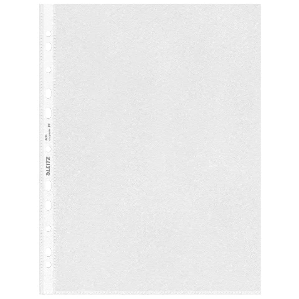 Prospekthülle Standard, A4, PP, genarbt, 100 Stück, farblos LEITZ 4704-00-00 LEITZ 4704-00-00 100ST 0,1mm