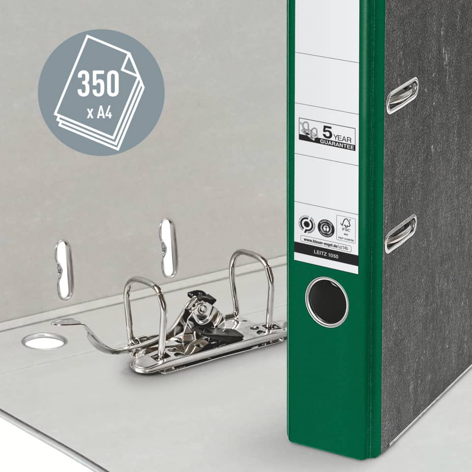 Qualitäts-Ordner 180°, A4, 52mm, grün LEITZ 1050-50-55 LEITZ 10505055