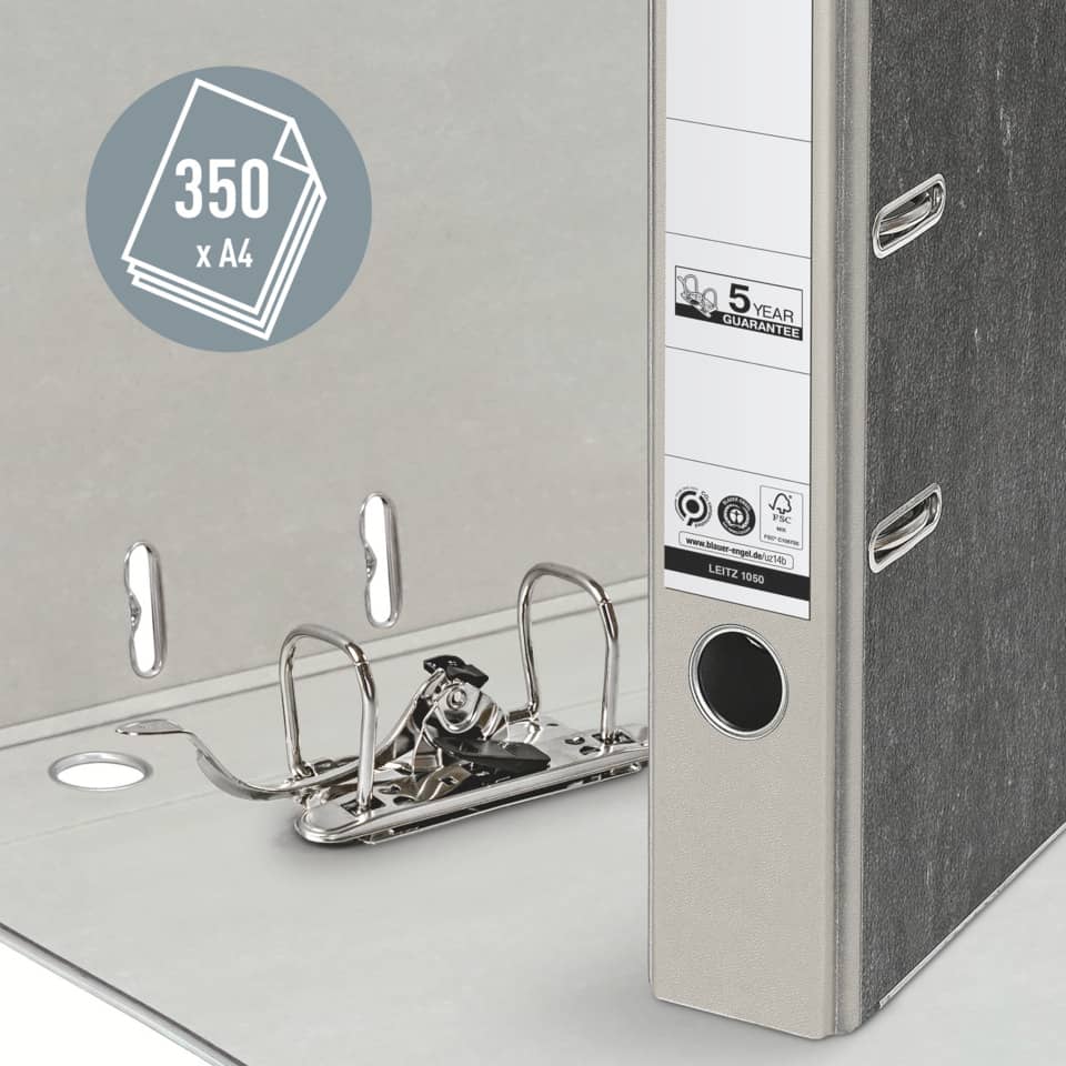 Qualitäts-Ordner 180°, A4, 52mm, grau LEITZ 1050-50-85 LEITZ 10505085