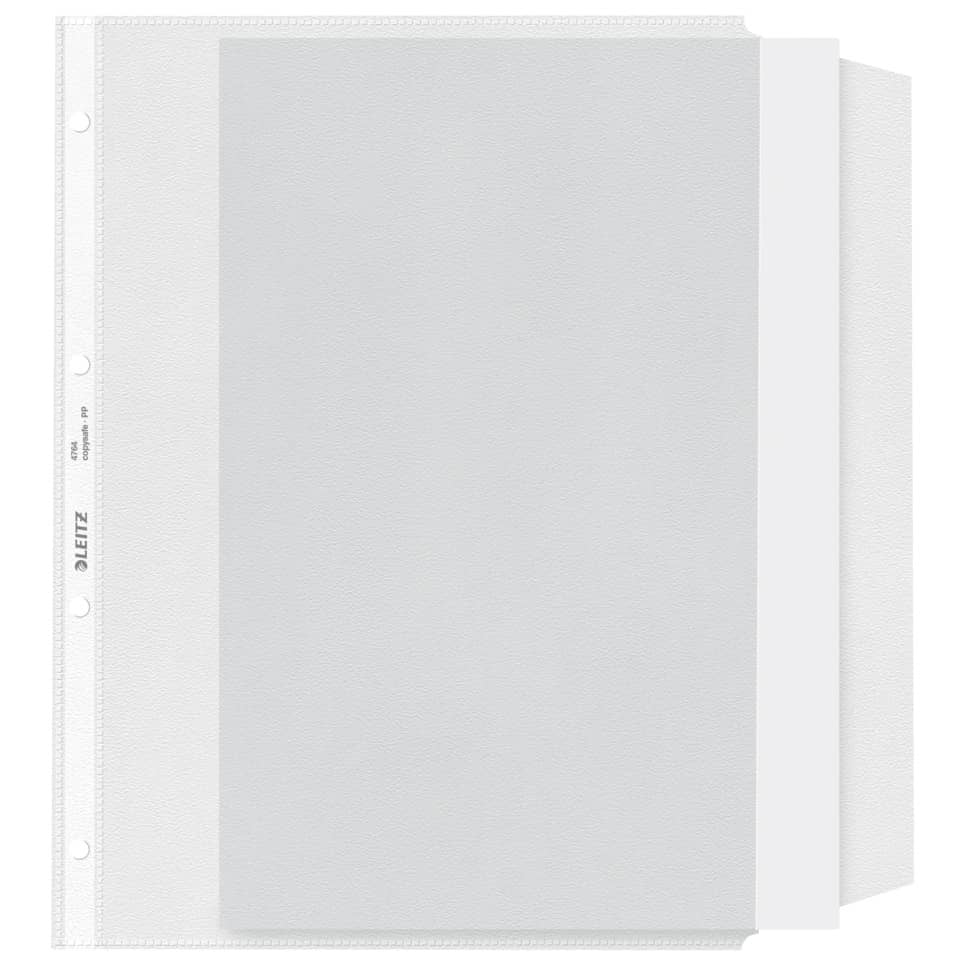 Prospekthülle, A4, PP, genarbt, dokumentenecht, farblos LEITZ 4764-00-00 LEITZ 4764-00-00 A4