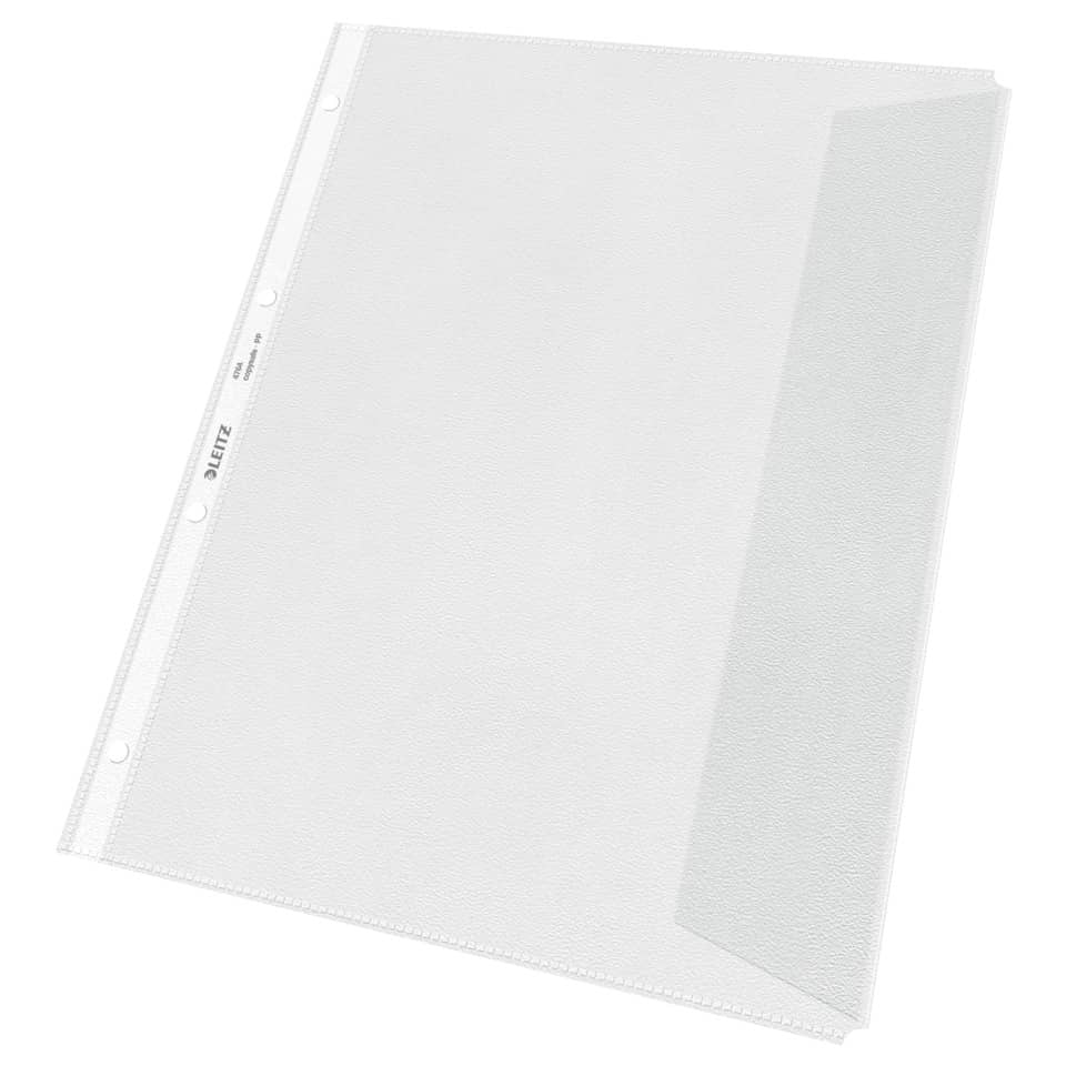 Prospekthülle, A4, PP, genarbt, dokumentenecht, farblos LEITZ 4764-00-00 LEITZ 4764-00-00 A4