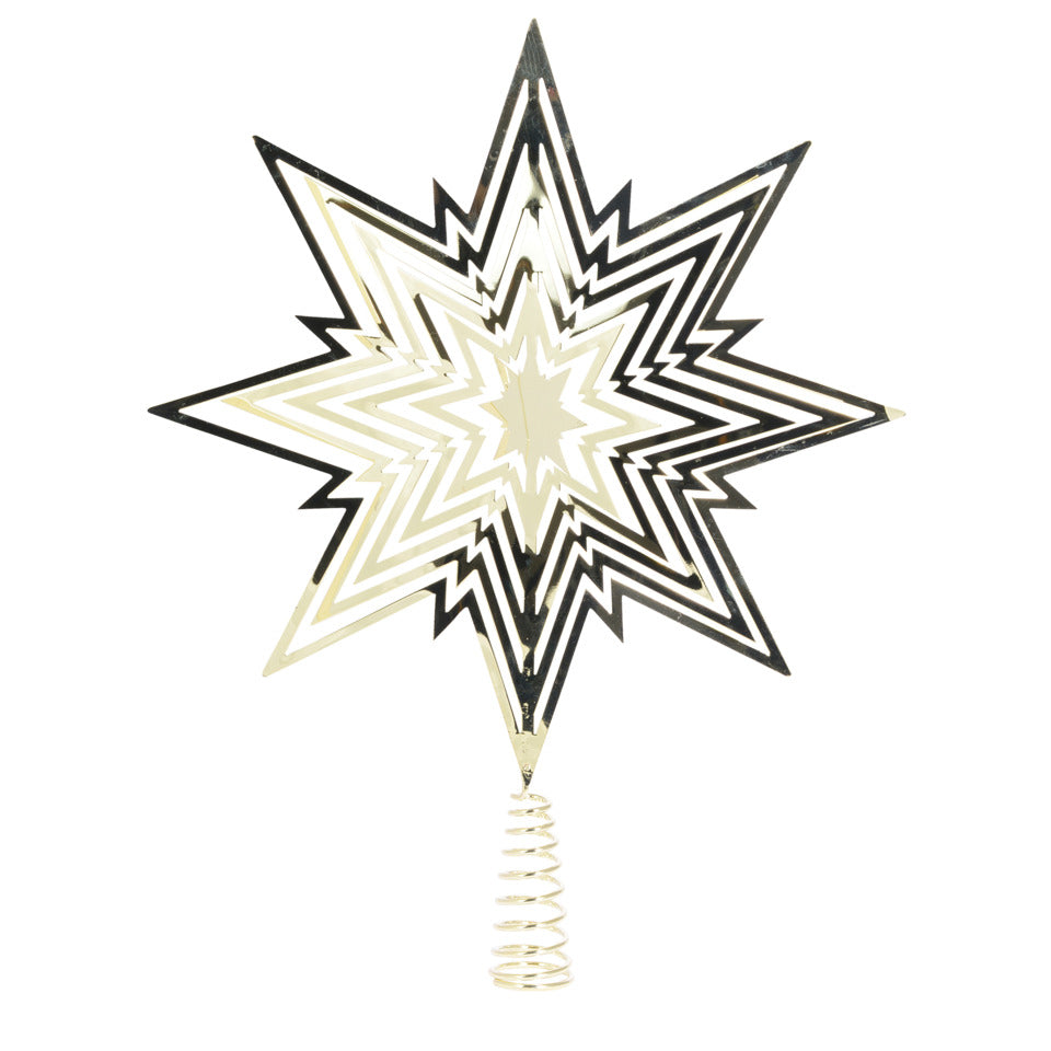 Baumspitze Metallstern, 33cm, gold  10062093 10062093 17827 33cm