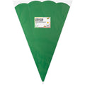 Schultüte Rohling, 68cm, 5 Stück, grün FOLIA 92553 FOLIA 92553 eckig