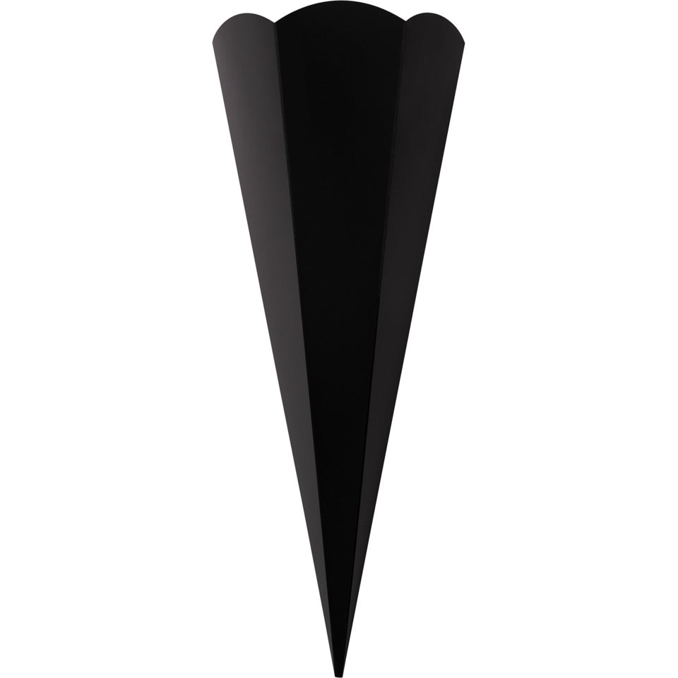 Schultüte, Rohling, 68cm, 5 Stück, schwarz FOLIA 92590 FOLIA 92590 eckig