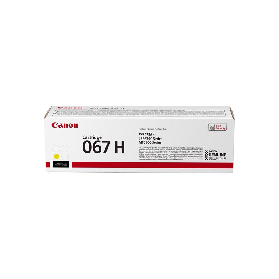 Lasertoner 067H, 2350 Seiten, yellow CANON 5103C002