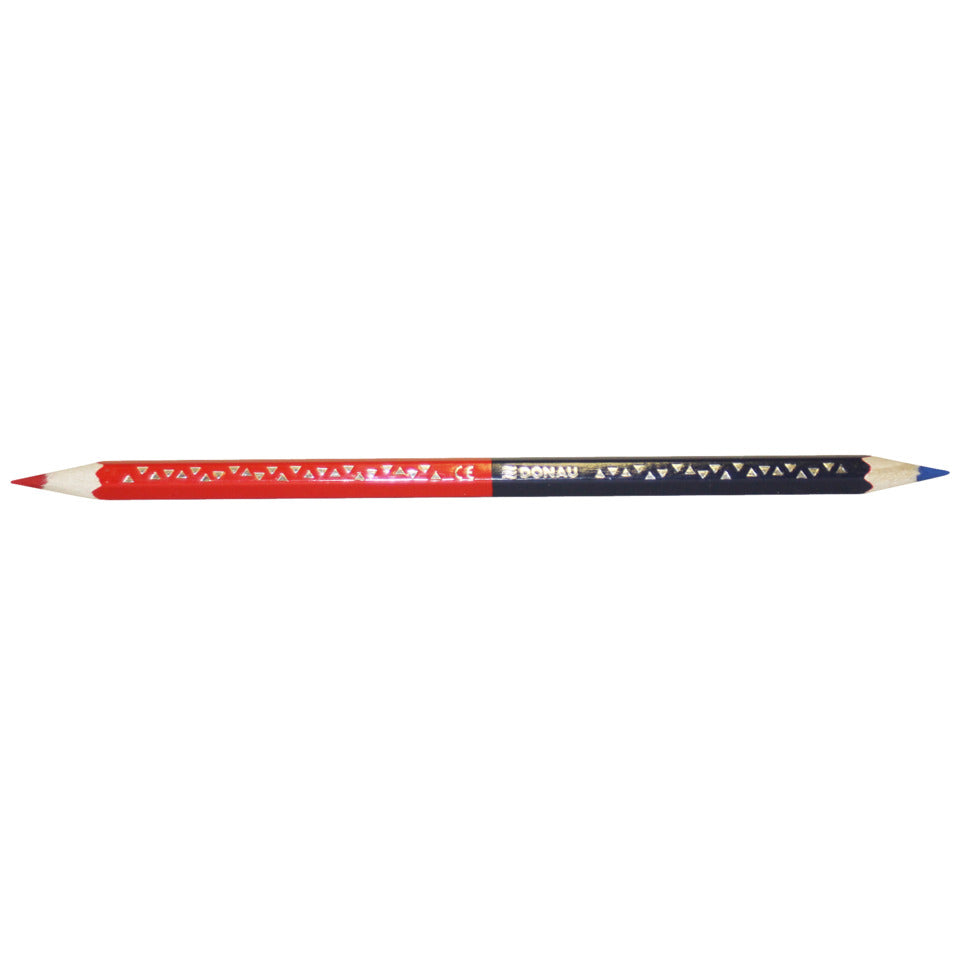 Farbstift-Silbenstift Slim, rot/blau DONAU 3811102-04