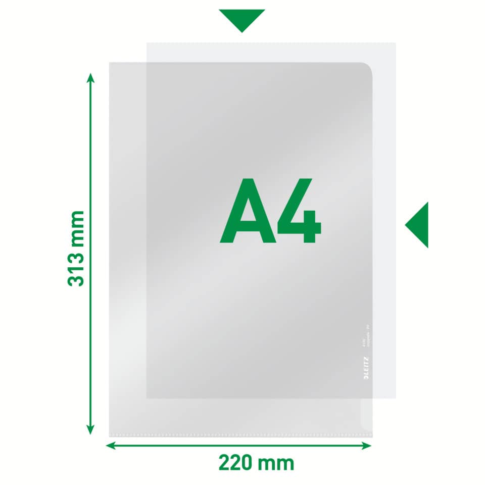 Sichthülle Premium, A4, PVC, dokumentenecht, farblos LEITZ 4100-00-03 LEITZ 41000003 PVC-Hartfolie