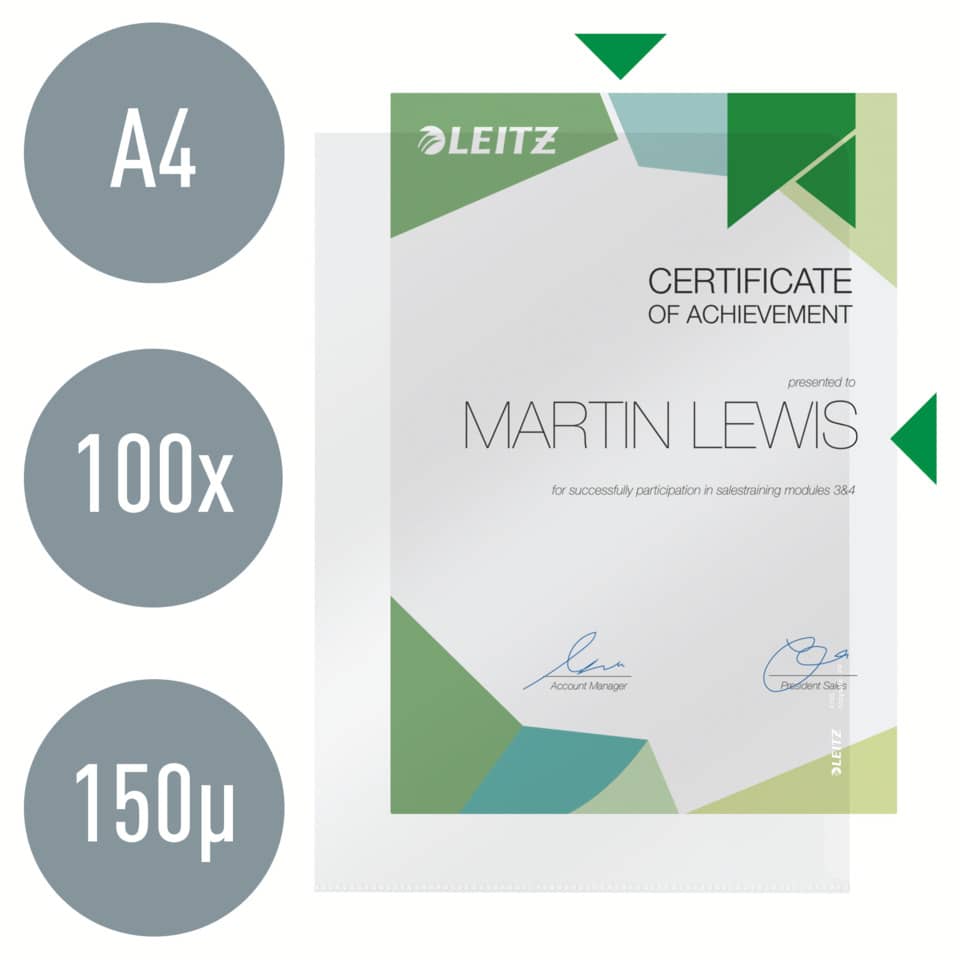 Sichthülle Premium, A4, PVC, dokumentenecht, rot LEITZ 4100-00-25 LEITZ 41000025 PVC-Hartfolie