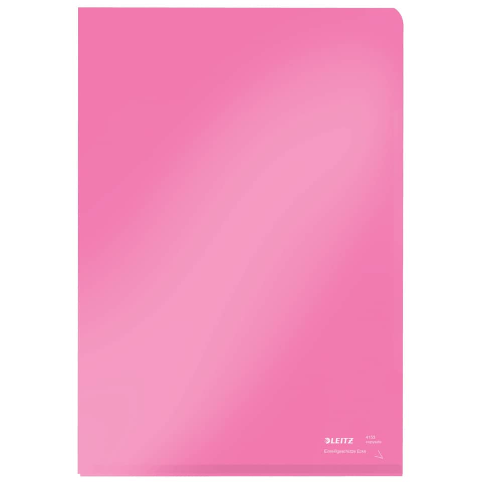 Sichthülle Super Premium, A4, PVC, dokumentenecht, rot LEITZ 4153-00-25 LEITZ 41530025 PVC-Hartfolie