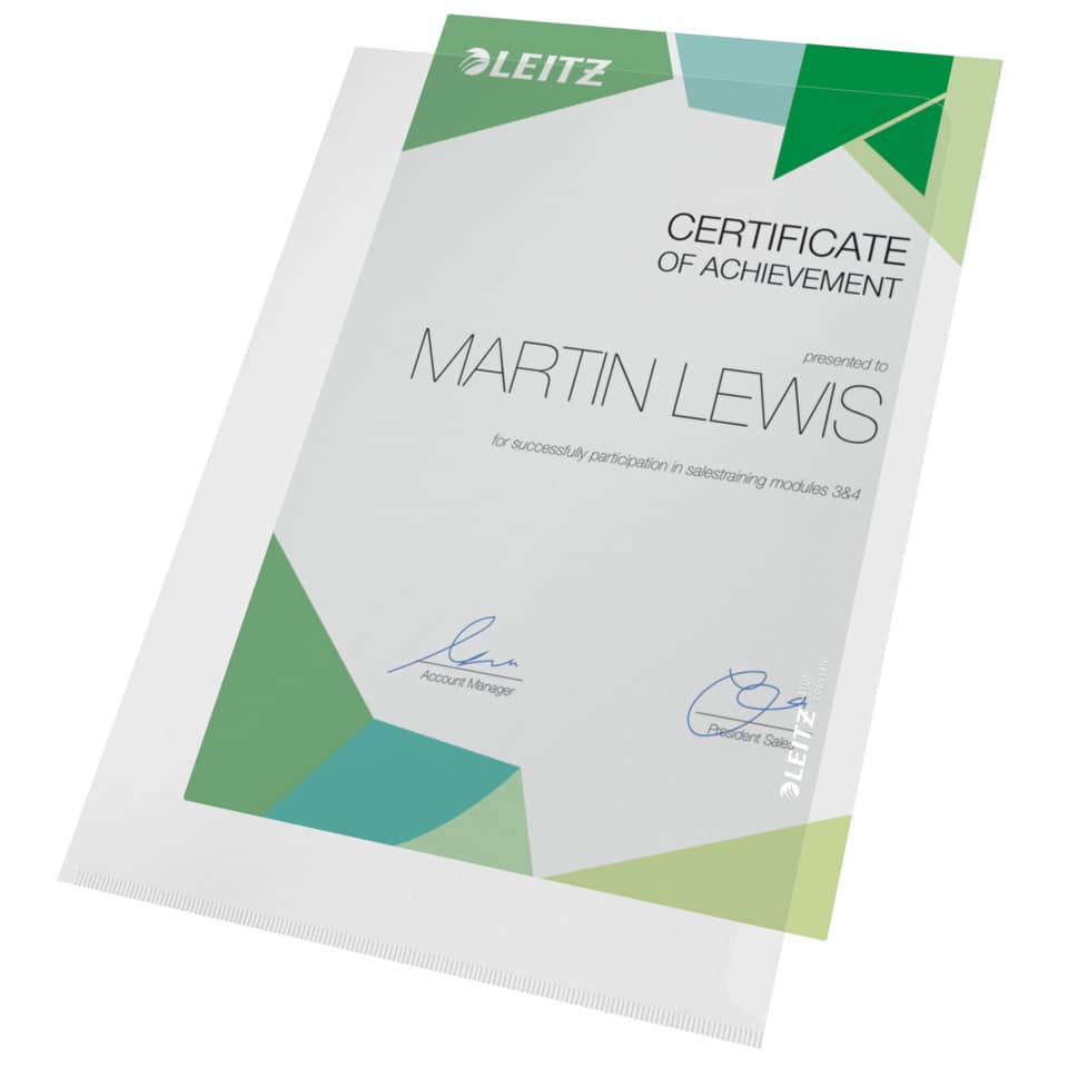 Sichthülle Premium, A5, PVC, dokumentenecht, glasklar LEITZ 4105-00-00 LEITZ 4105-00-00 PVC-Hartfolie
