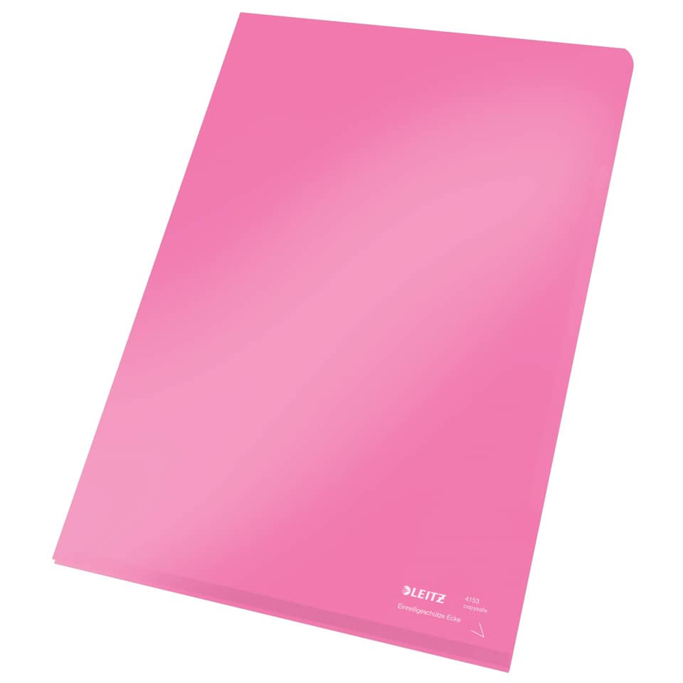 Sichthülle Super Premium, A4, PVC, dokumentenecht, rot LEITZ 4153-00-25 LEITZ 41530025 PVC-Hartfolie