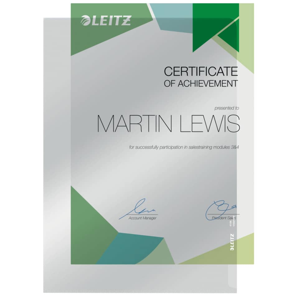 Sichthülle Premium, A4, PVC, dokumentenecht, glasklar LEITZ 4106-00-02 LEITZ 4106-00-02 PVC-Hartfolie