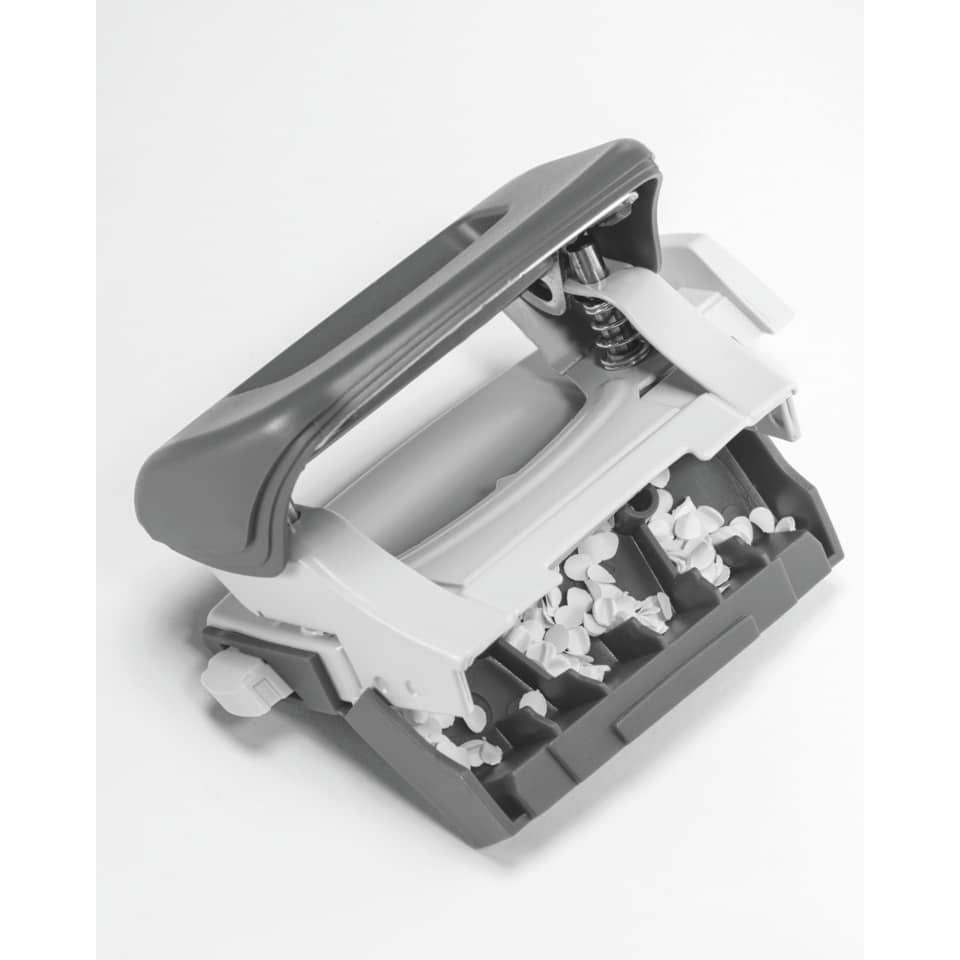 Locher Mini NeXXt Recycle, 10 Blatt, Anschlagschiene, Kunststoff, grün LEITZ 5010-00-55