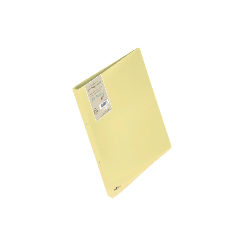 Ringbuch A4/2Ring/16mm Pastell eco gelb PAGNA 20902-04 PAGNA 20902-04 A4/2R/16mm