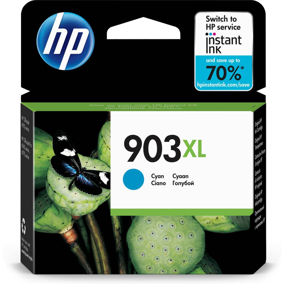 Inkjetpatrone Nr.903XL, 750 Seiten, cyan HP T6M03AE