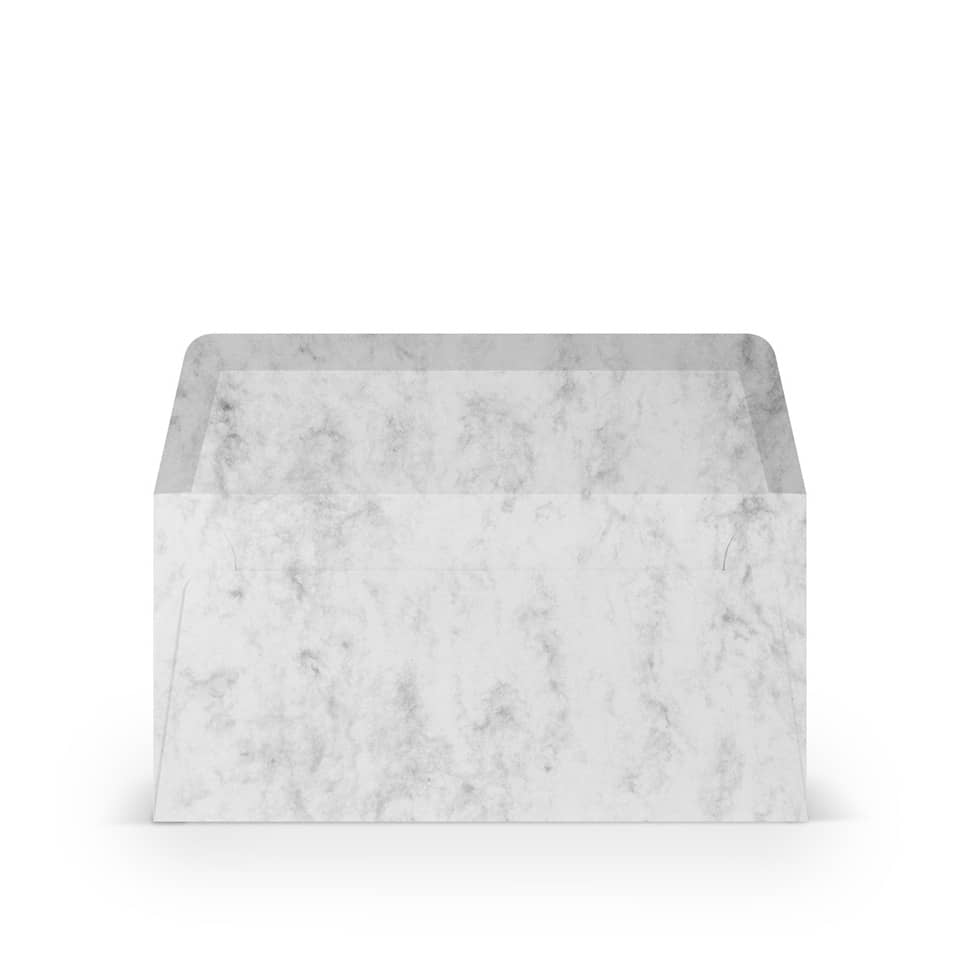 Briefumschlag Coloretti, DIN lang, 80g/m², nassklebend, 5 Stück, grau marmora RÖSSLER 220702514 COLORETTI 220702514