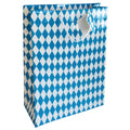Geschenktragetasche Bayernraute, 33 x 25 x 11cm, blau/weiß  1503-2600 1503-2600 33x25x11cm