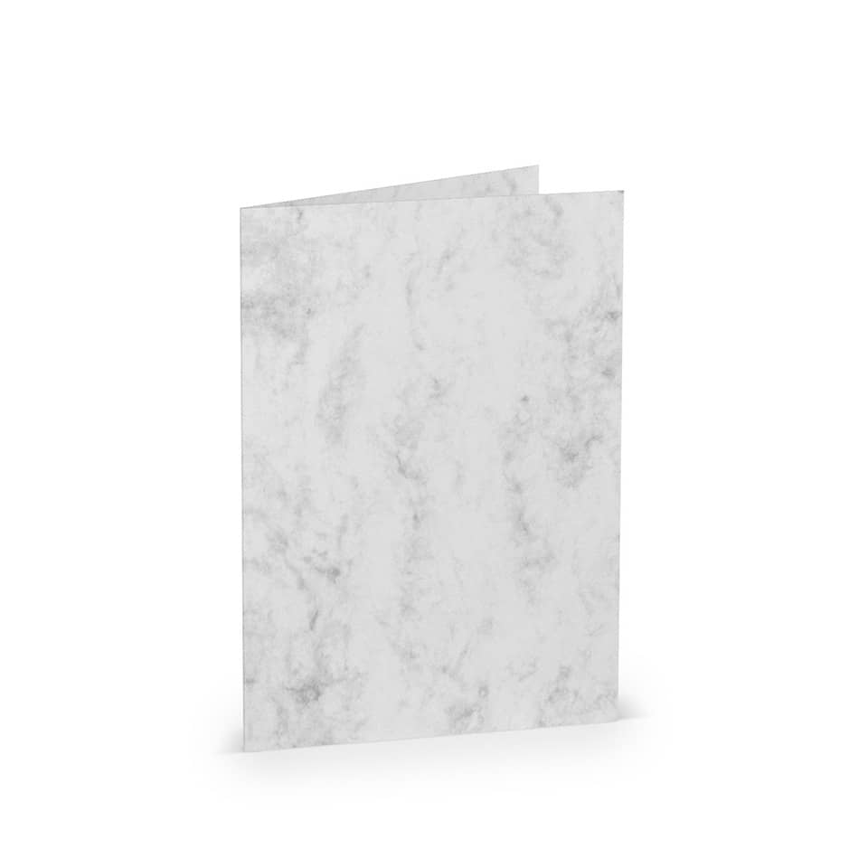 Briefkarte Coloretti, B6 HD, 225g/m², 5 Stück, grau marmora RÖSSLER 220719514 COLORETTI 220719514