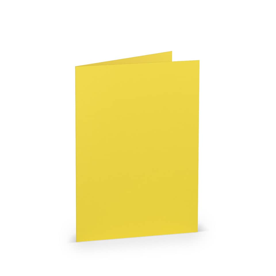 Briefkarte Coloretti, A6hd, 225g/m², 5 Stück, goldgelb RÖSSLER 220706543 COLORETTI 220706543