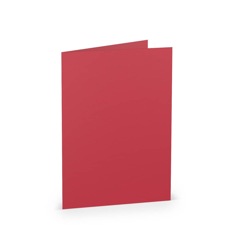 Briefkarte Paperado, B6hd, 220g/m², rot RÖSSLER 16401936 RÖSSLER 16401936   240x169mm gerippt